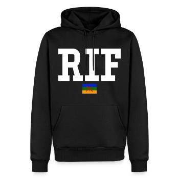 Die marokkanische Region Rif - Männer Premium Bio Hoodie - Schwarz - Vorne - Nico (187cm)