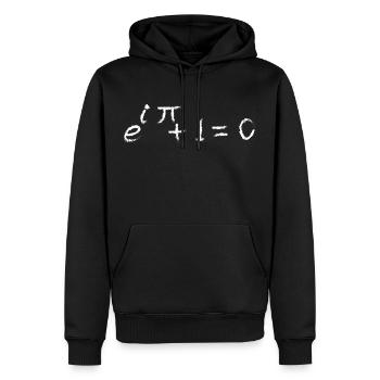 Mathe Eulersche Formel Exponentialfunktion - Männer Premium Bio Hoodie - Schwarz - Vorne - Nico (187cm)