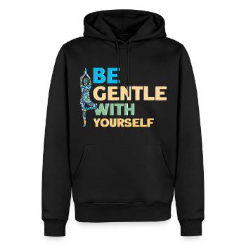 Reiki Symbol Reiki Meister Reiki Kristall Geschenk - Männer Premium Bio Hoodie - Schwarz - Vorne - Nico (187cm)