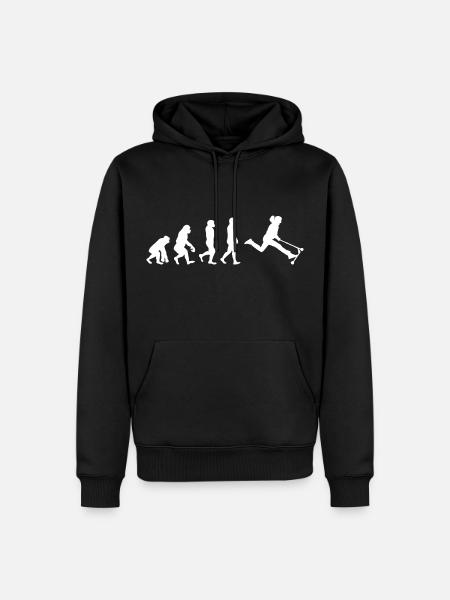 Stunt Scooter Freestyle Scootering Evolution - Sweat à capuche Premium bio Homme - noir