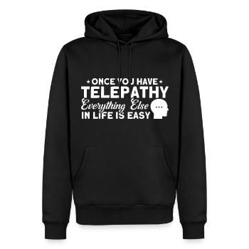 Haunted House Ghost Hunter Ghost Hunt Gift - Men’s Premium Organic Hoodie - black - Front - Nico (187cm)