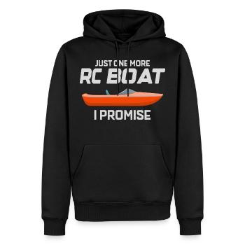 Rc Boat Racing Course de hors-bord électrique - Sweat à capuche Premium bio Homme - noir - Devant - Nico (187cm)