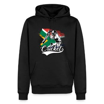 Cricket Cricket Cricket Suedafrika - Männer Premium Bio Hoodie - Schwarz - Vorne - Nico (187cm)