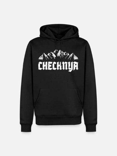 Chechnya Chechnya Chechen - Men’s Premium Organic Hoodie - black