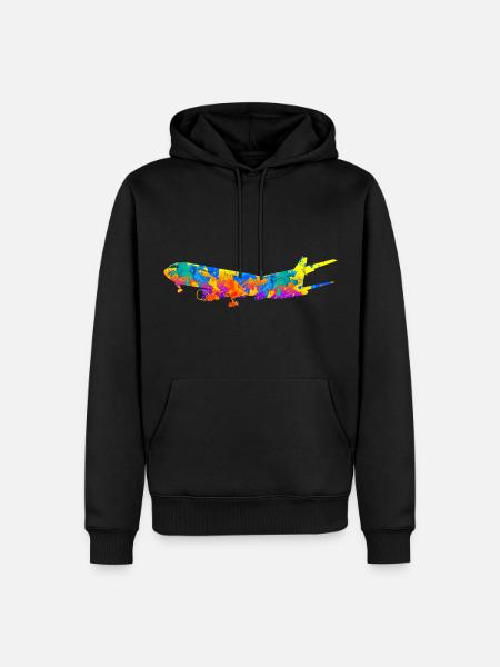 Airplane Airplane Gift - Men’s Premium Organic Hoodie - black