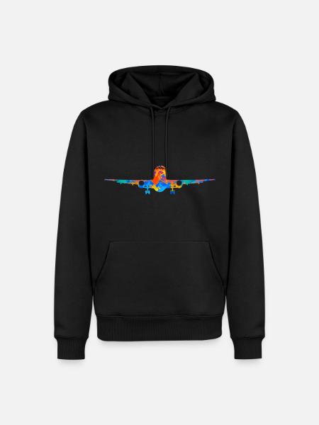 Airplane Airplane Gift - Men’s Premium Organic Hoodie - black
