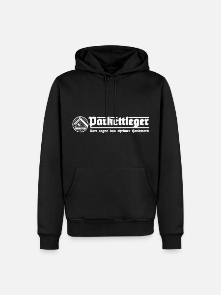 Parkettleger Zunftzeichen Bodenleger Geschenk - Männer Premium Bio Hoodie - Schwarz