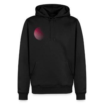 cercle assembler - Sweat à capuche Premium bio Homme - noir - Devant - Nico (187cm)
