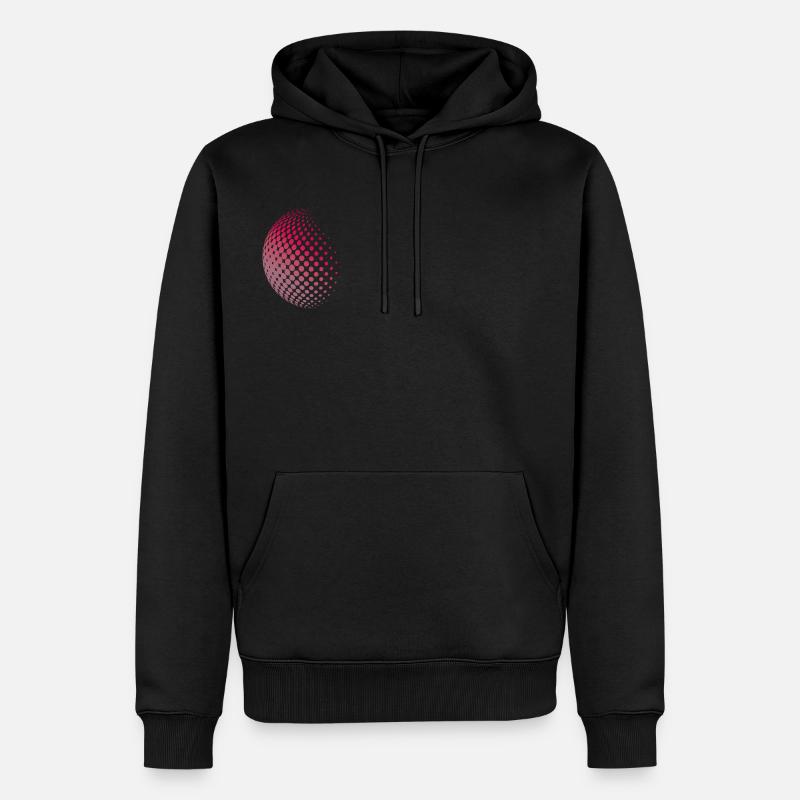 cercle assembler - Sweat à capuche Premium bio Homme - noir