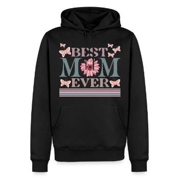 Mama - Männer Premium Bio Hoodie - Schwarz - Vorne - Nico (187cm)
