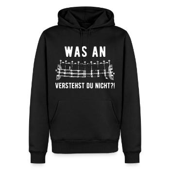 Straßenbauer Bauingenieur Straßenbau Geschenk - Männer Premium Bio Hoodie - Schwarz - Vorne - Nico (187cm)