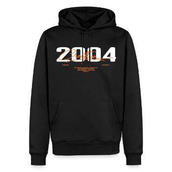 2004 Vintage Retro 2004 Geburtstagsgeschenk 2004 - Männer Premium Bio Hoodie - Schwarz - Vorne - Nico (187cm)