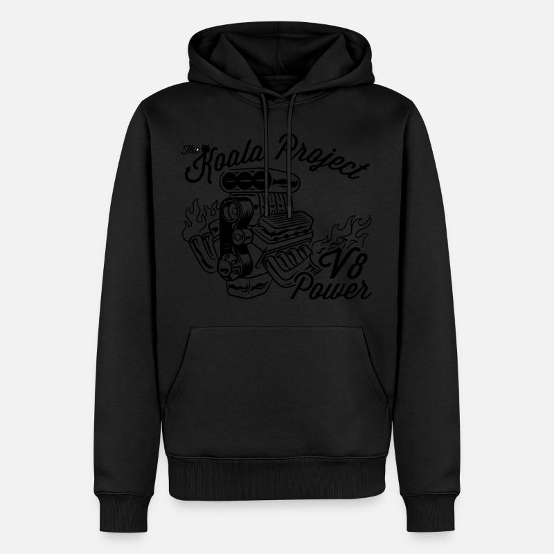 Moteur MTKPR017 - Sweat à capuche Premium bio Homme - noir