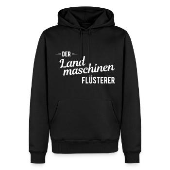 Landmaschinenmechaniker Landmaschinen Traktor - Männer Premium Bio Hoodie - Schwarz - Vorne - Nico (187cm)