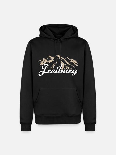 Fribourg Suisse Home Gift - Sweat à capuche Premium bio Homme - noir