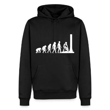 Forester Lumberjack Forest worker Forester - Men’s Premium Organic Hoodie - black - Front - Nico (187cm)