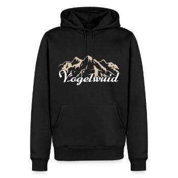 Vogelwuid Bayern bayerischer Spruch - Männer Premium Bio Hoodie - Schwarz - Vorne - Nico (187cm)