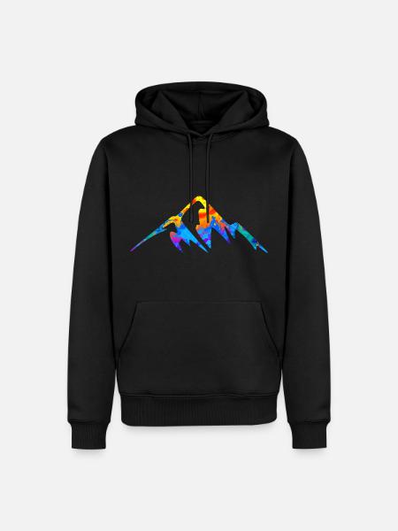 Mountains Mountain Alps Gift - Men’s Premium Organic Hoodie - black