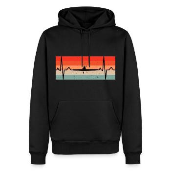 Rowing Rowing Rowing Sport Water Sports Gift - Men’s Premium Organic Hoodie - black - Front - Nico (187cm)