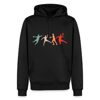 Handball Handball Player Handball Player Handball Club - Men’s Premium Organic Hoodie - black - Front - Nico (187cm)