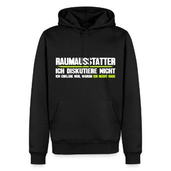 Interior Decorator Gift Funny Saying - Men’s Premium Organic Hoodie - black - Front - Nico (187cm)