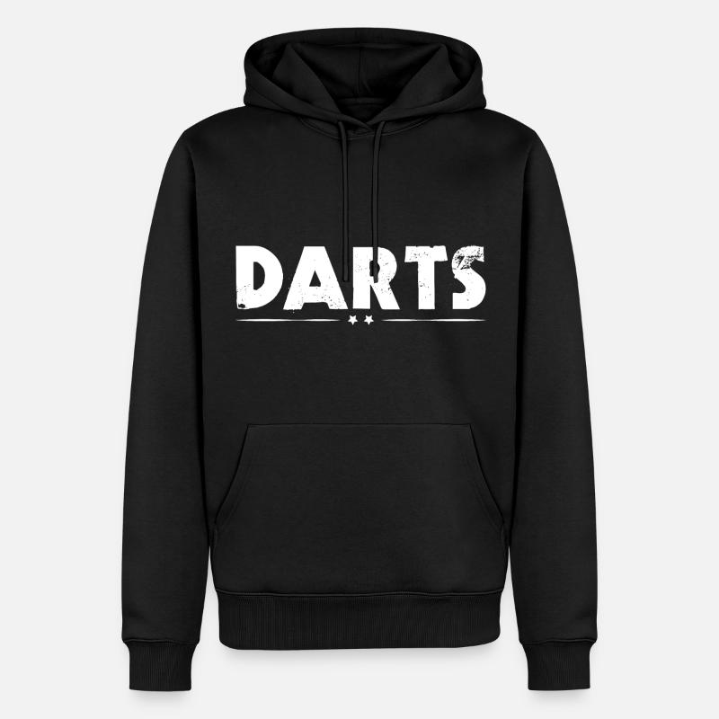 Fléchettes Joueur de fléchettes - Sweat à capuche Premium bio Homme - noir