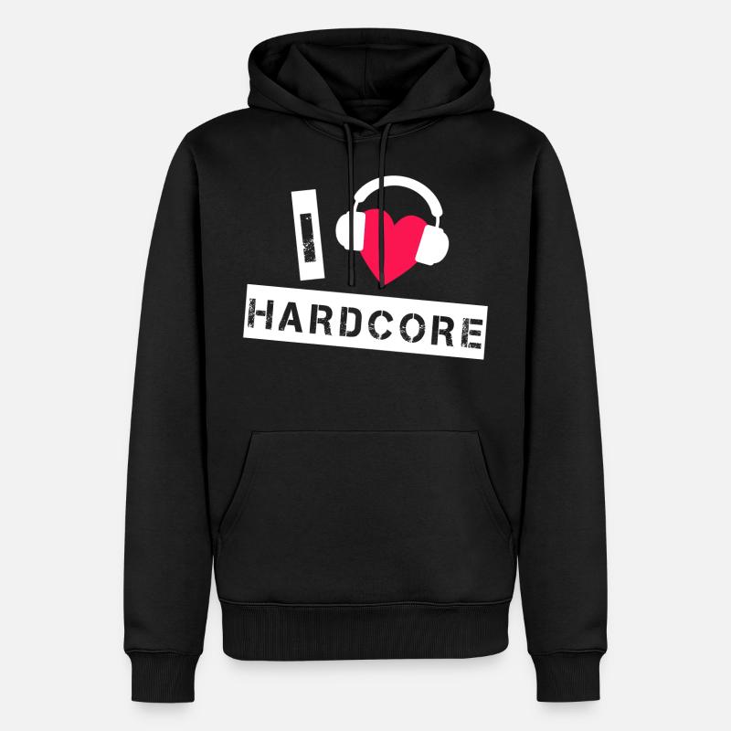 Rave Raver - Sweat à capuche Premium bio Homme - noir