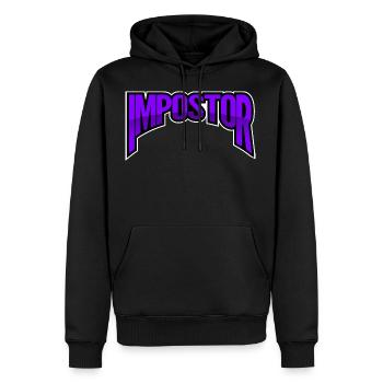 Gaming Games Impostor logo - Men’s Premium Organic Hoodie - black - Front - Nico (187cm)