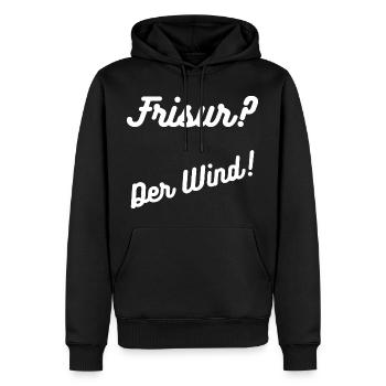 Heimatliebe Nord/coiffure ? - Sweat à capuche Premium bio Homme - noir - Devant - Nico (187cm)