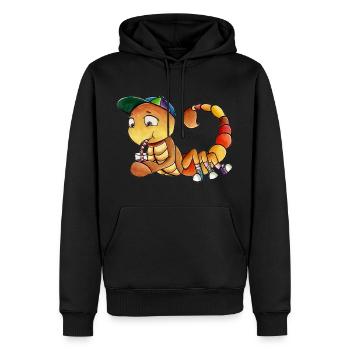 Sternzeichen: Skorpion - Männer Premium Bio Hoodie - Schwarz - Vorne - Nico (187cm)
