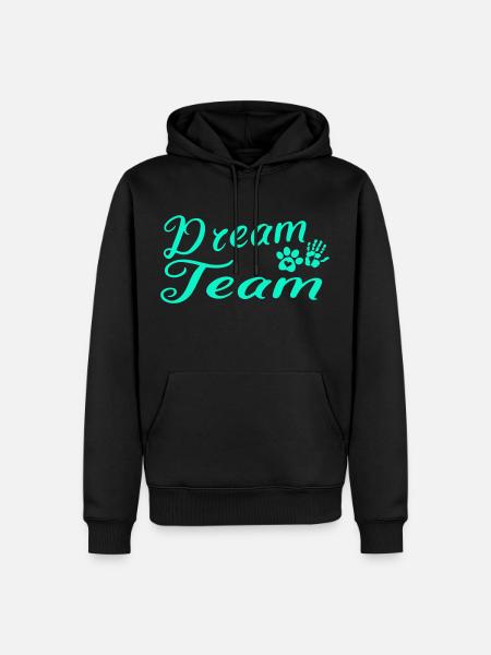 Dog Dream Team - Men’s Premium Organic Hoodie - black