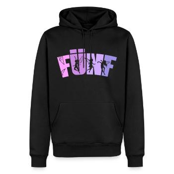 Feen Geburtstag 5 Jahre Mädchen Kleine Fee - Männer Premium Bio Hoodie - Schwarz - Vorne - Nico (187cm)