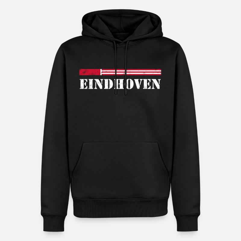 Eindhoven - Sweat à capuche Premium bio Homme - noir