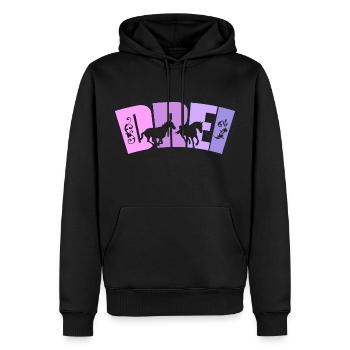 Geburtstag Mädchen 3 Jahre alt Pferd Pferde - Männer Premium Bio Hoodie - Schwarz - Vorne - Nico (187cm)