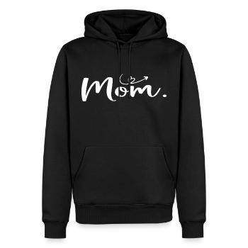 Muttertags-Mama - Geschenk zum Frauentag - Männer Premium Bio Hoodie - Schwarz - Vorne - Nico (187cm)