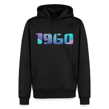 1960er Jahre Geburtstagsgeschenk Vintage 1960er Retro 1960er Jahre - Männer Premium Bio Hoodie - Schwarz - Vorne - Nico (187cm)