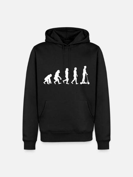 E-Scooter Evolution I E-Scooter City Scooter Scooter - Men’s Premium Organic Hoodie - black