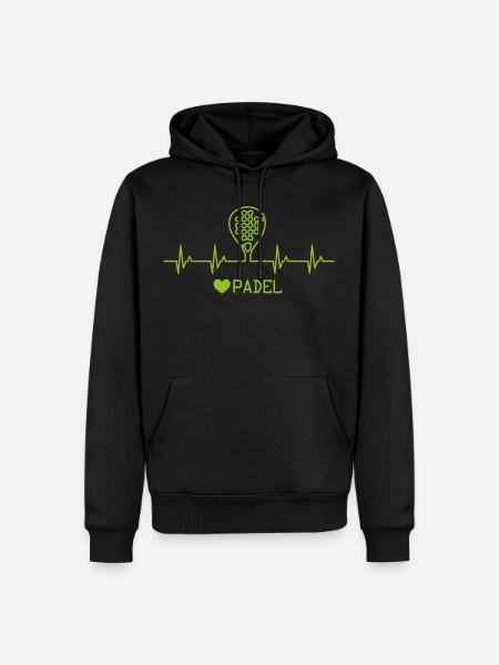padel beat v2 - Men’s Premium Organic Hoodie - black