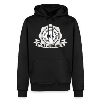 Bester Autofahrer Shirt Geschenkidee - Männer Premium Bio Hoodie - Schwarz - Vorne - Nico (187cm)