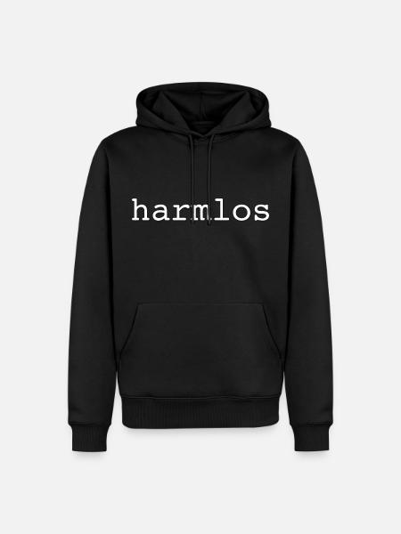 harmless - Men’s Premium Organic Hoodie - black