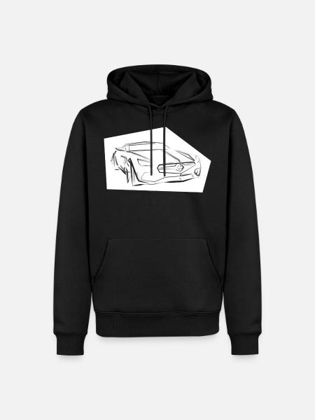 AMG Car - Men’s Premium Organic Hoodie - black
