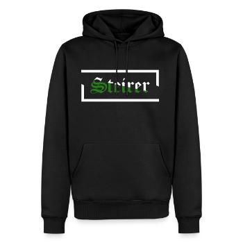Steirer Steiermark Steirerbua Geschenk lustig Idee - Männer Premium Bio Hoodie - Schwarz - Vorne - Nico (187cm)