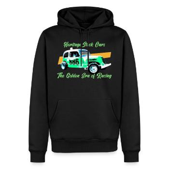 Heritage Stock Car Racing - Männer Premium Bio Hoodie - Schwarz - Vorne - Nico (187cm)