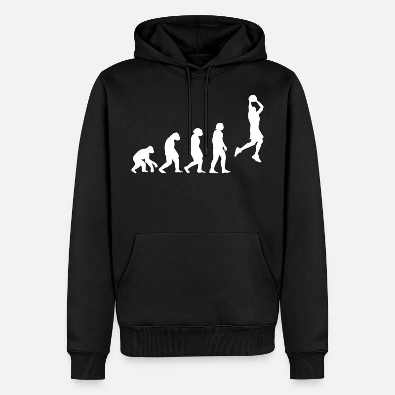 Basketteur - Sweat à capuche Premium bio Homme - noir