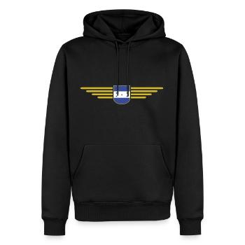 Honduras T-Shirt für Fans - Männer Premium Bio Hoodie - Schwarz - Vorne - Nico (187cm)