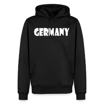 Allemagne - Allemagne - Sweat à capuche Premium bio Homme - noir - Devant - Nico (187cm)