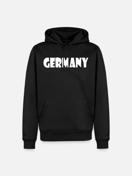 Germany - Germany - Men’s Premium Organic Hoodie - black
