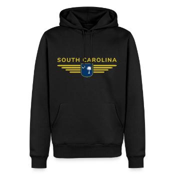 T-shirt de fan de Caroline du Sud – Pour les vrais fans ! - Sweat à capuche Premium bio Homme - noir - Devant - Nico (187cm)