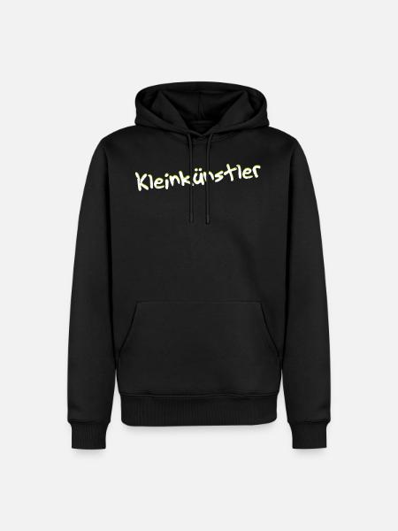 Kleinkünstler - Männer Premium Bio Hoodie - Schwarz