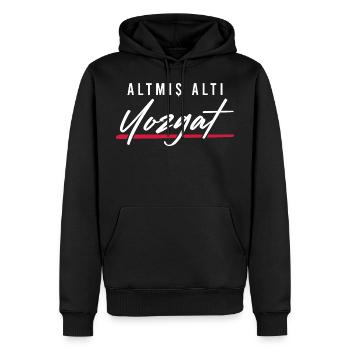 Yozgat 66 Türkei Turkiye Geschenk Urlaub TR Türk - Männer Premium Bio Hoodie - Schwarz - Vorne - Nico (187cm)